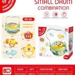 Đồ Chơi - bộ nhạc cụ trống lắc kèm kèn xúc xắc 5 trong 1 cho bé ( kiện 36 bộ)