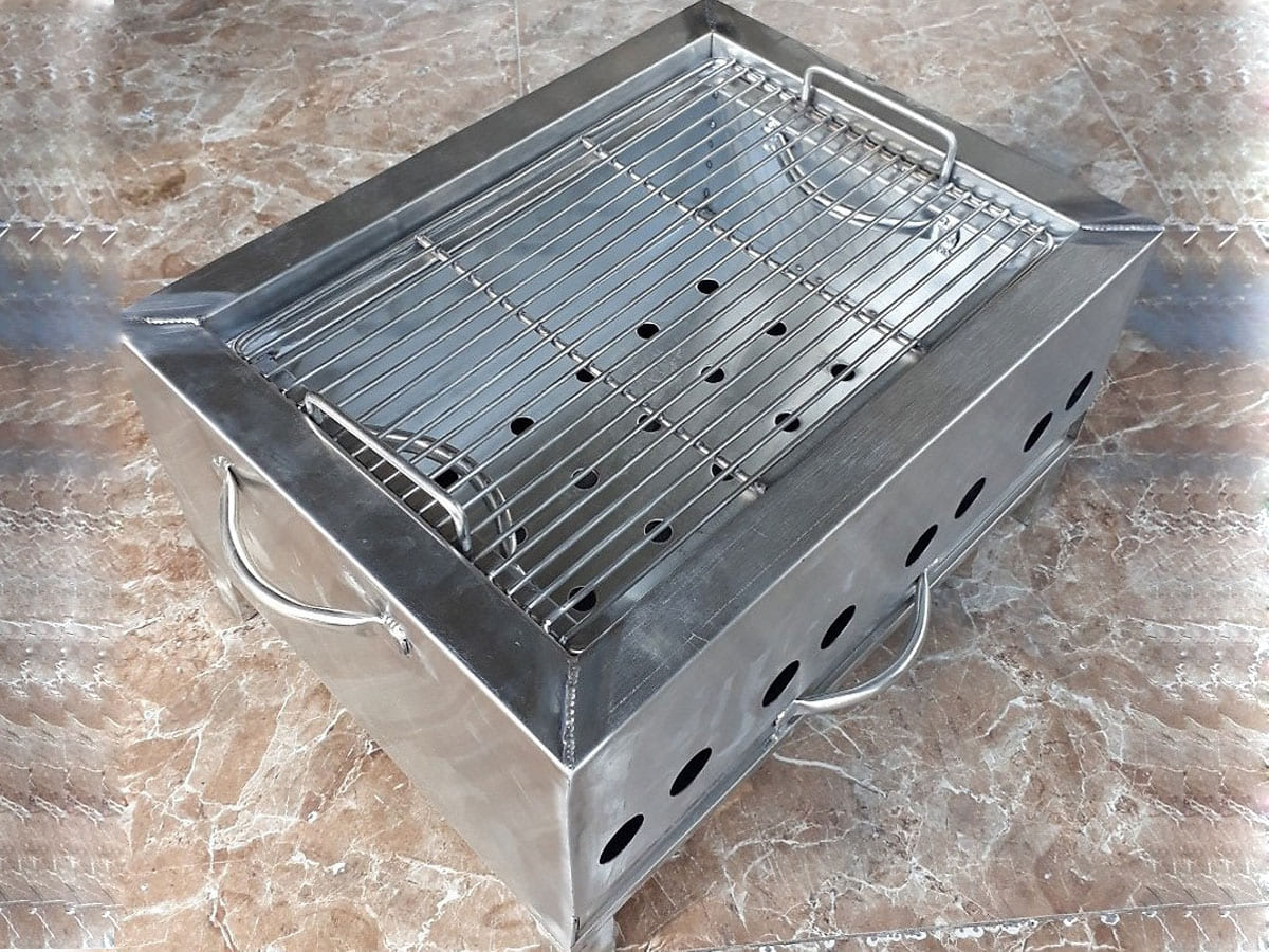 bếp nướng than inox 304