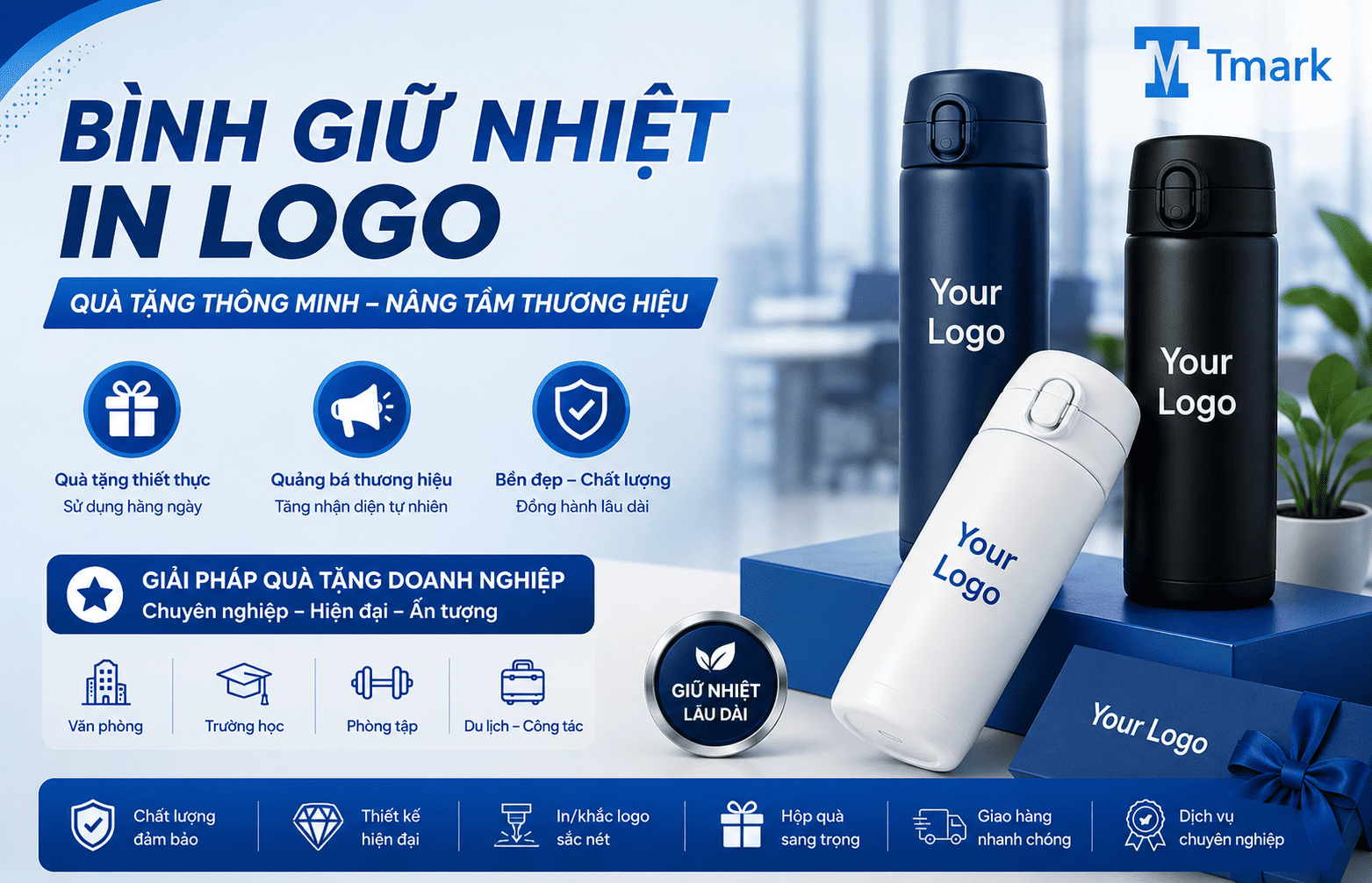 bình giữ nhiệt in logo