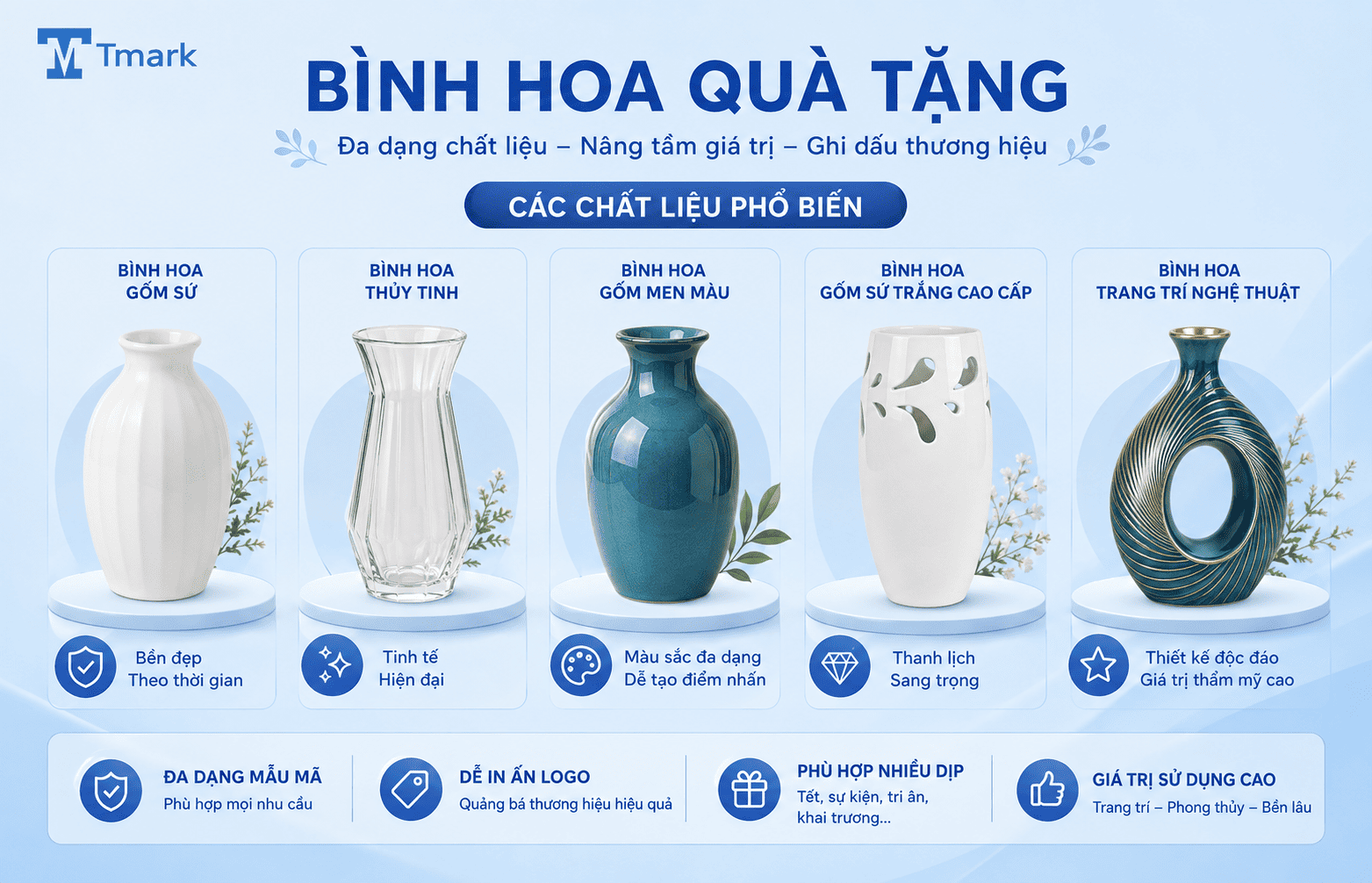 bình hoa quà tặng