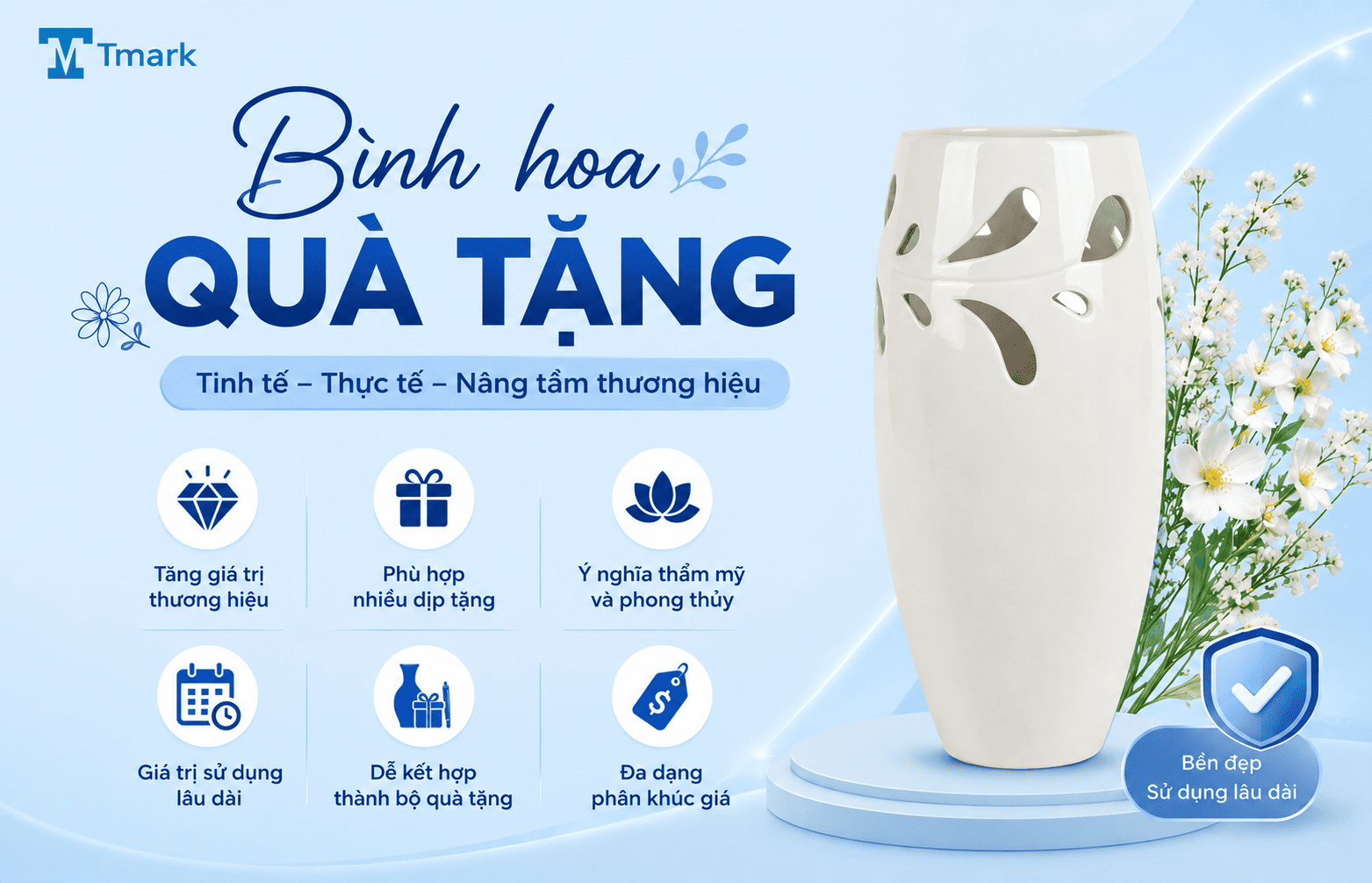 bình hoa quà tặng