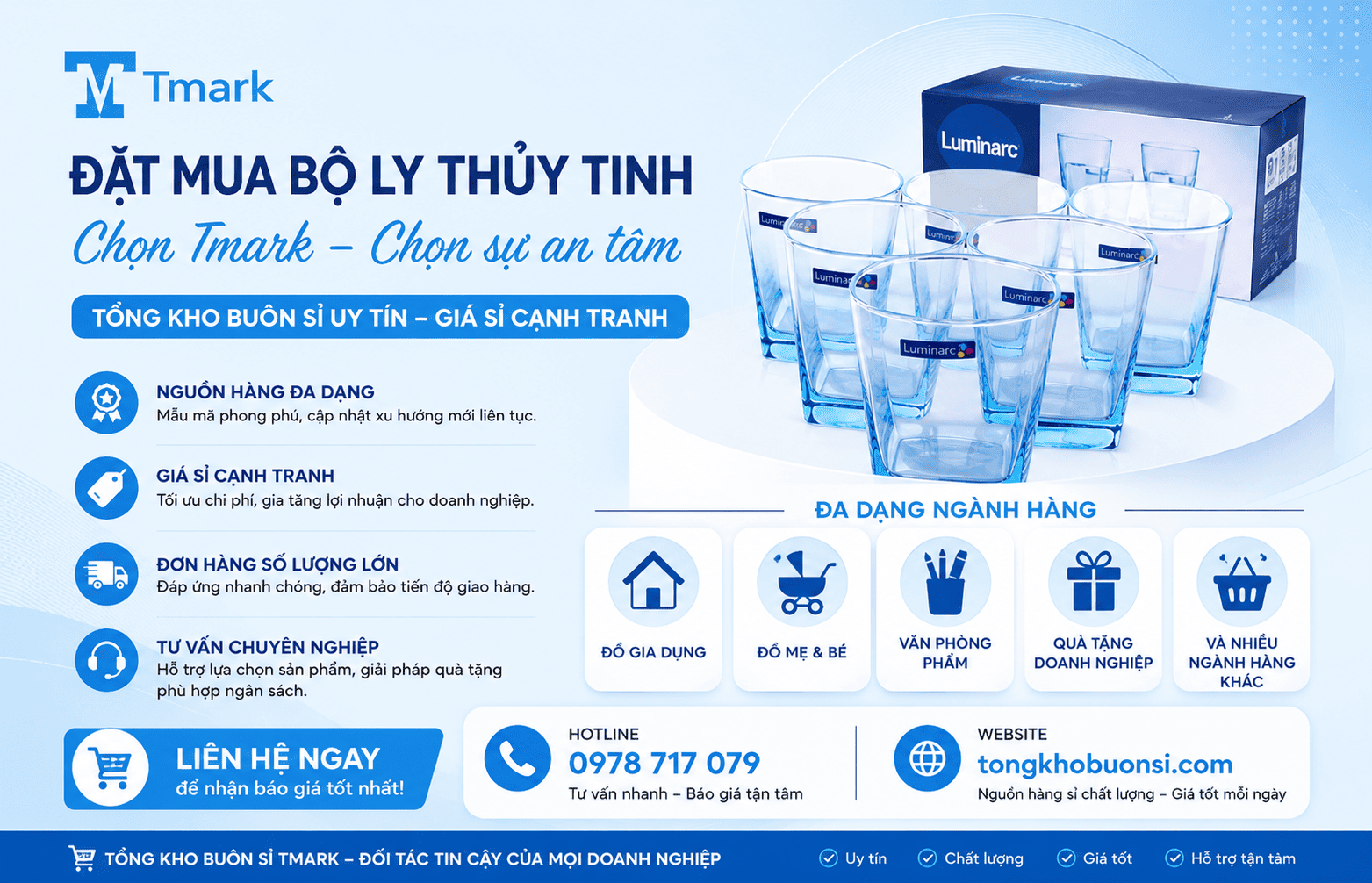bộ ly thủy tinh