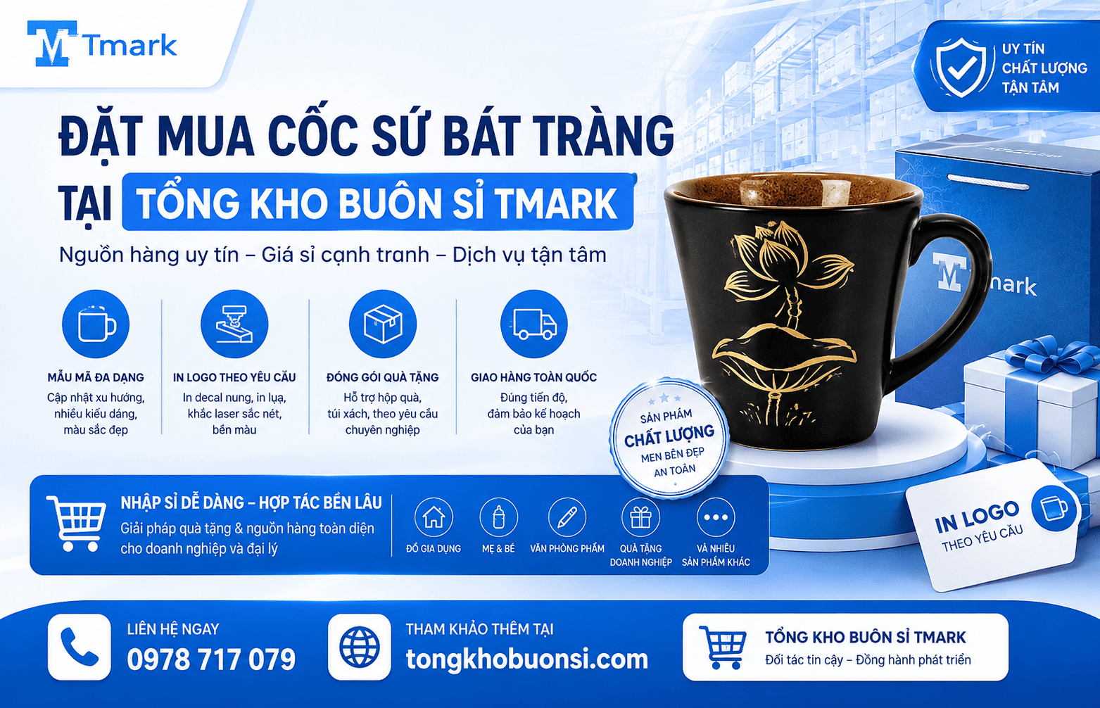 cốc sứ Bát Tràng
