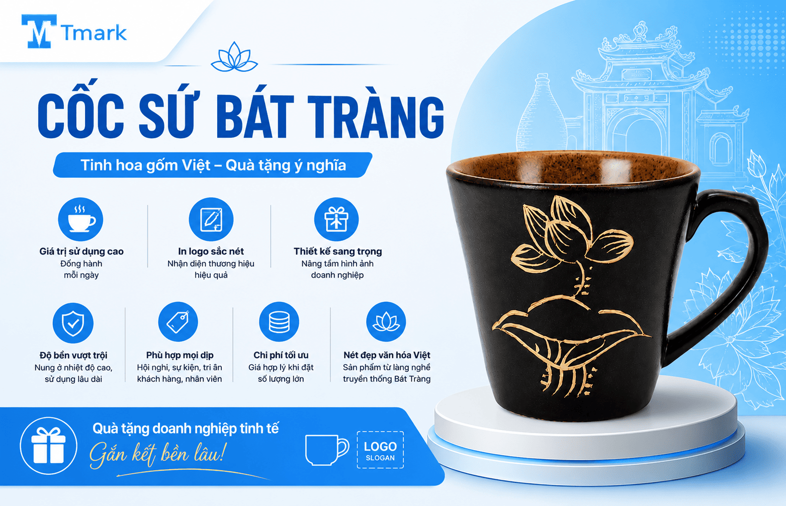 cốc sứ Bát Tràng