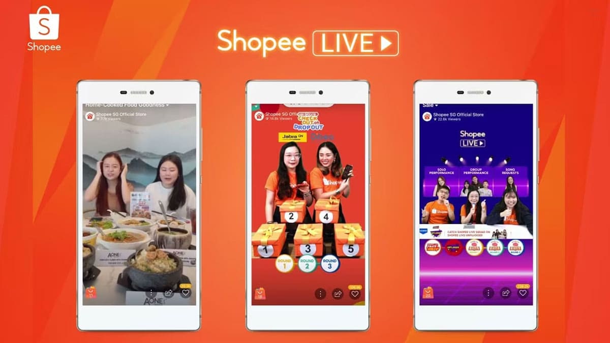 giao diện shopee