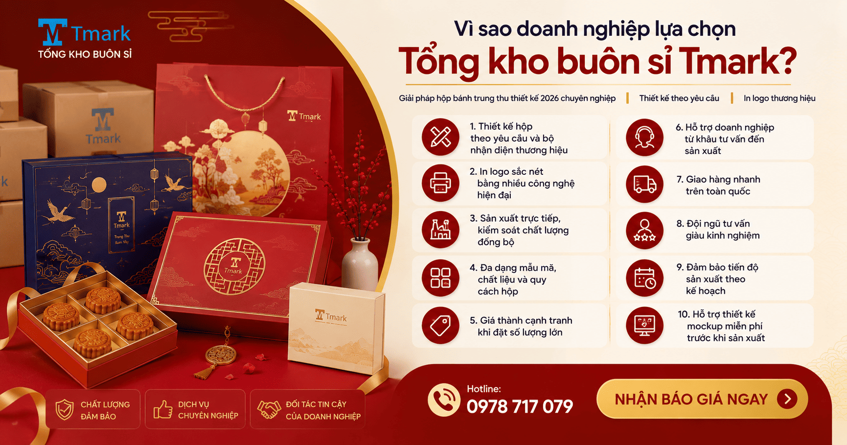 Hộp bánh trung thu thiết kế 2026