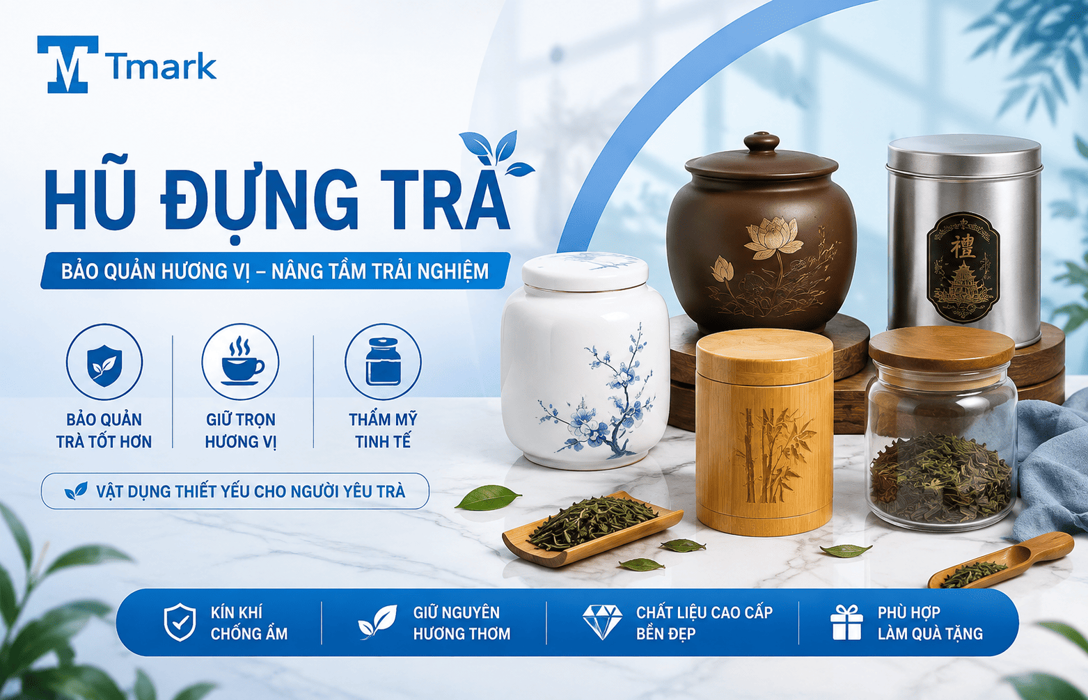 hũ đựng trà