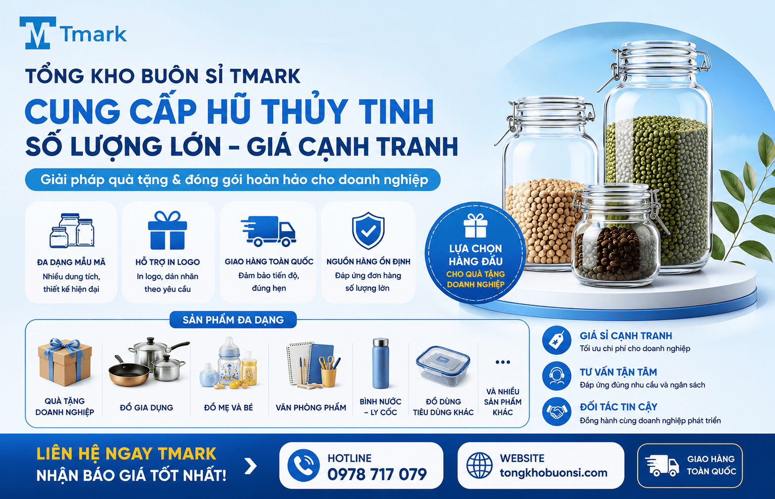 hũ thủy tinh