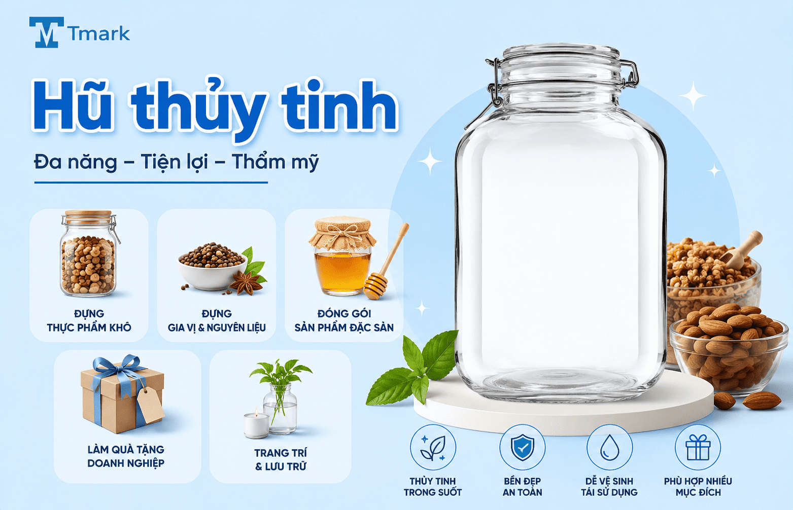 hũ thủy tinh