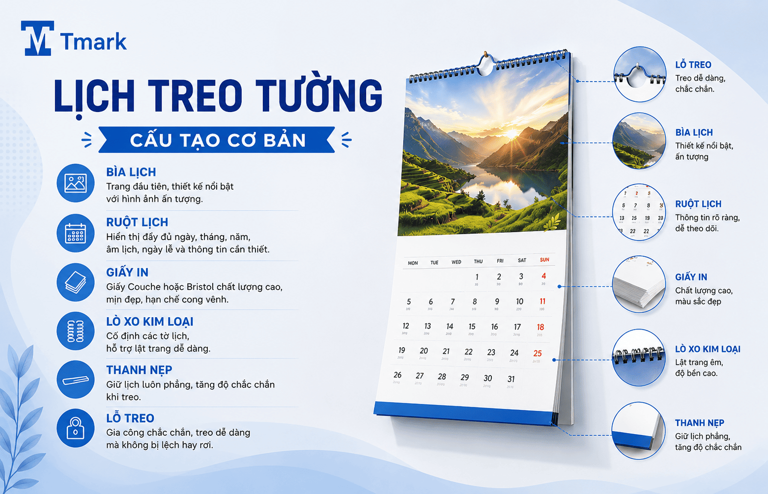 lịch treo tường