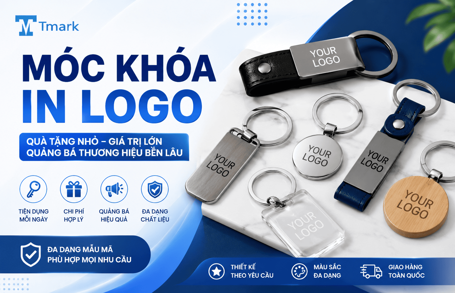 móc khóa in logo