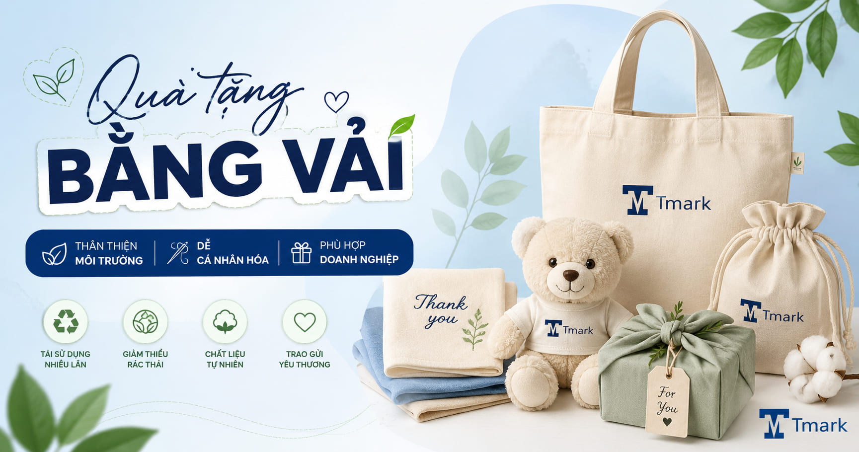 quà tặng bằng vải