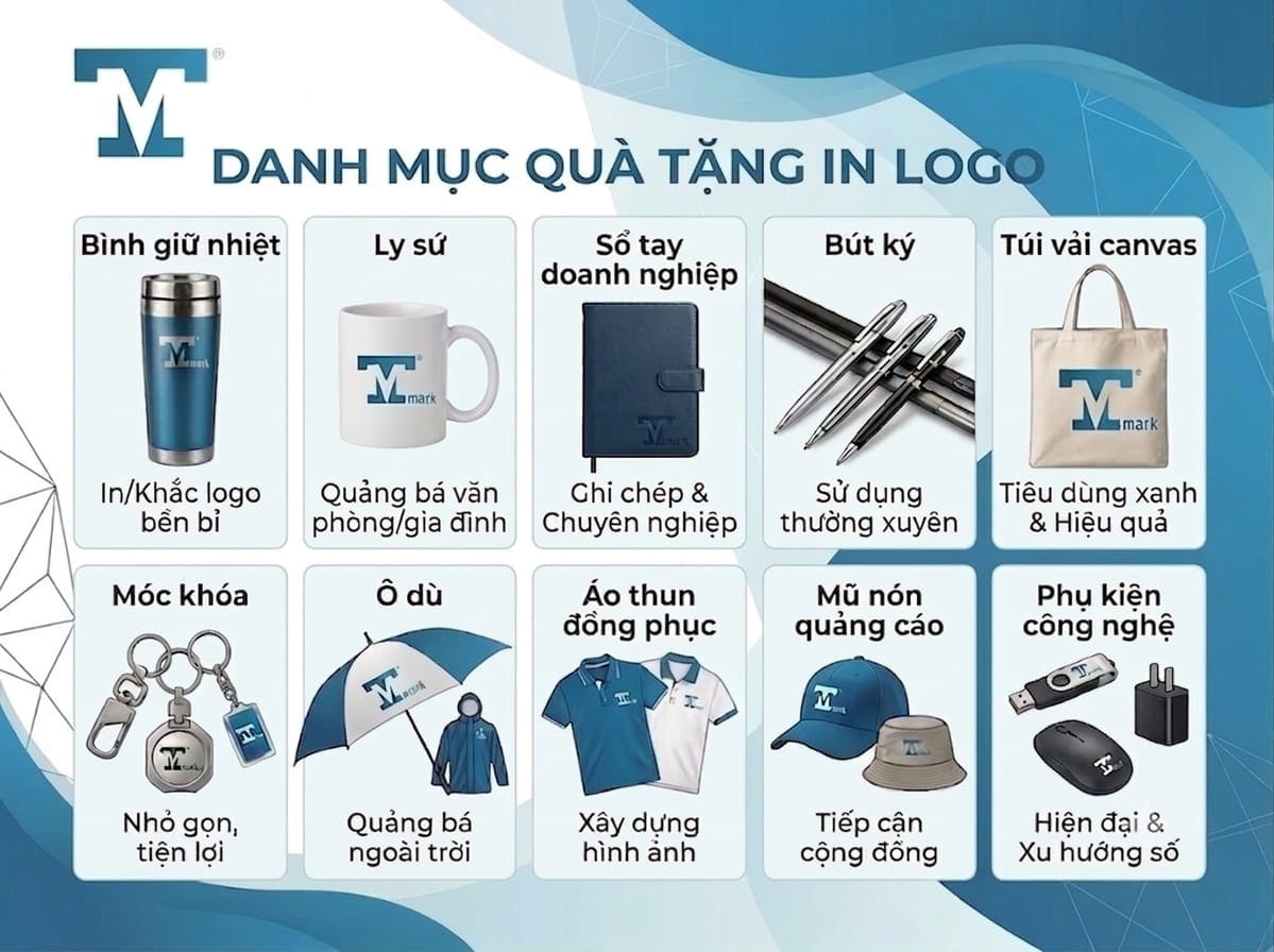 quà tặng in logo theo yêu cầu