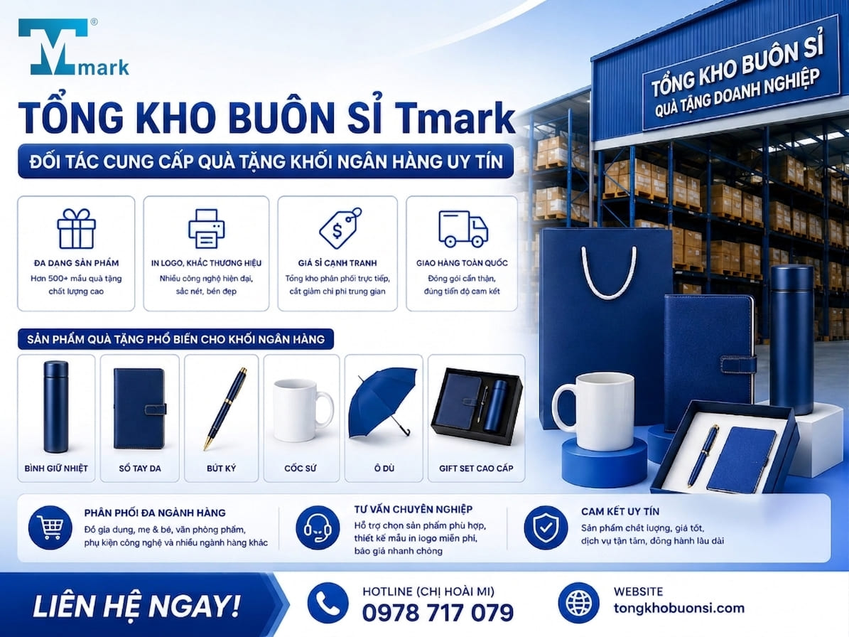 quà tặng khối ngân hàng