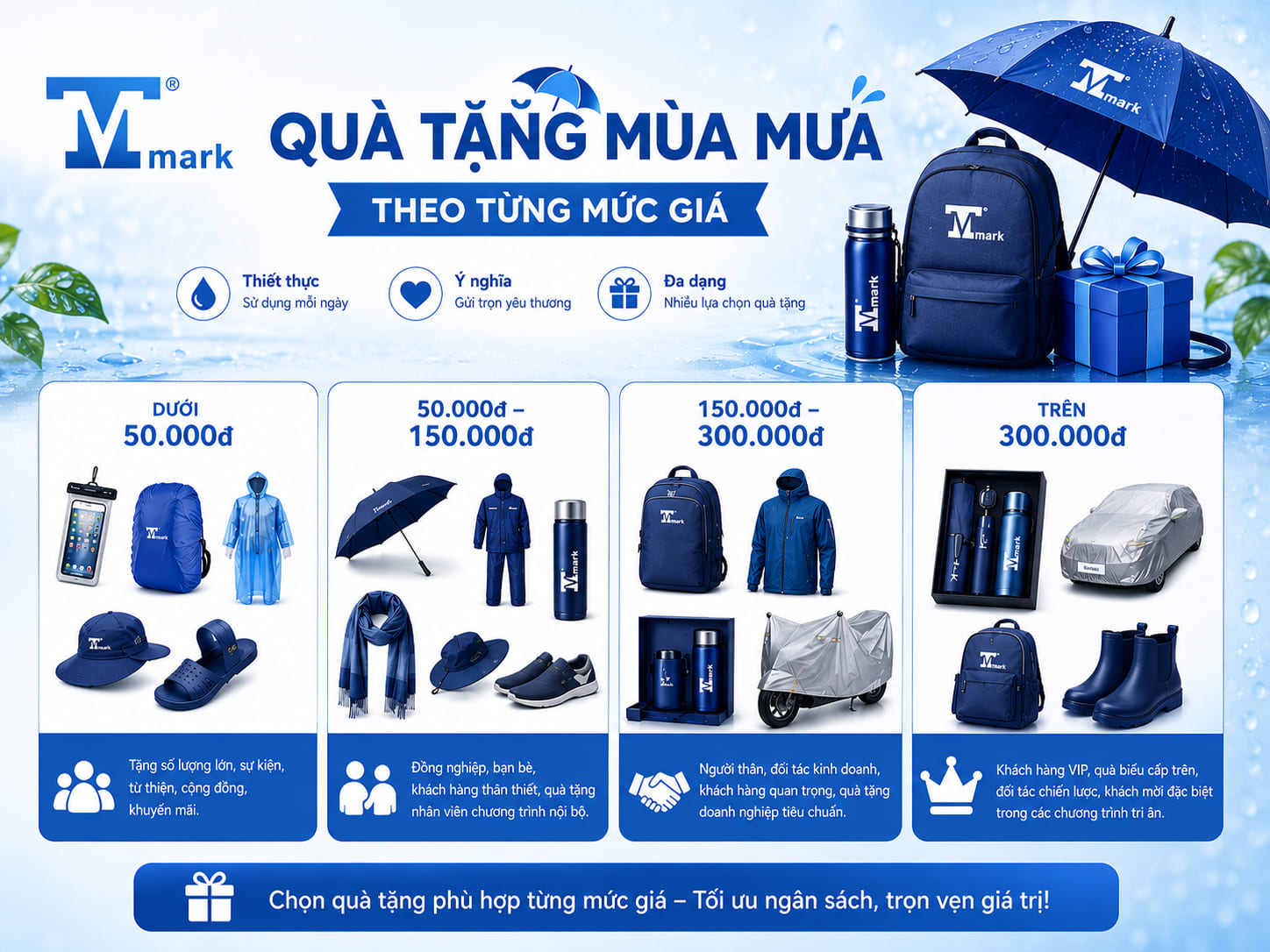 quà tặng mùa mưa