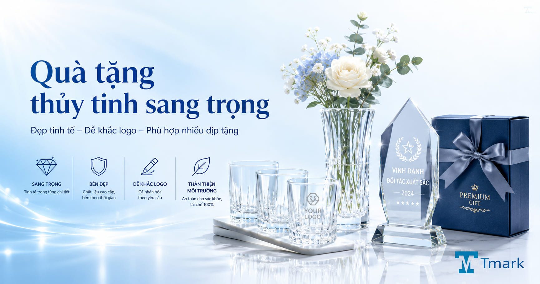 quà tặng thủy tinh