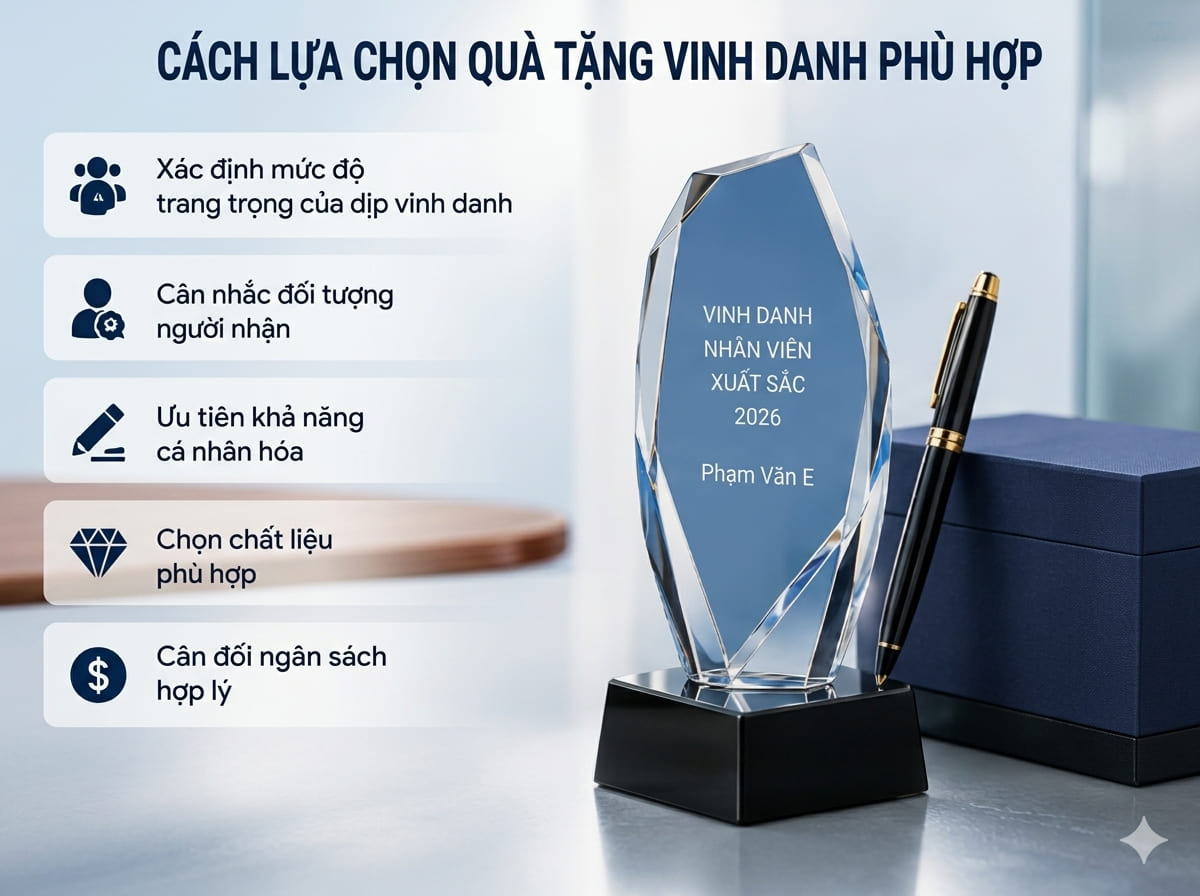 quà tặng vinh danh