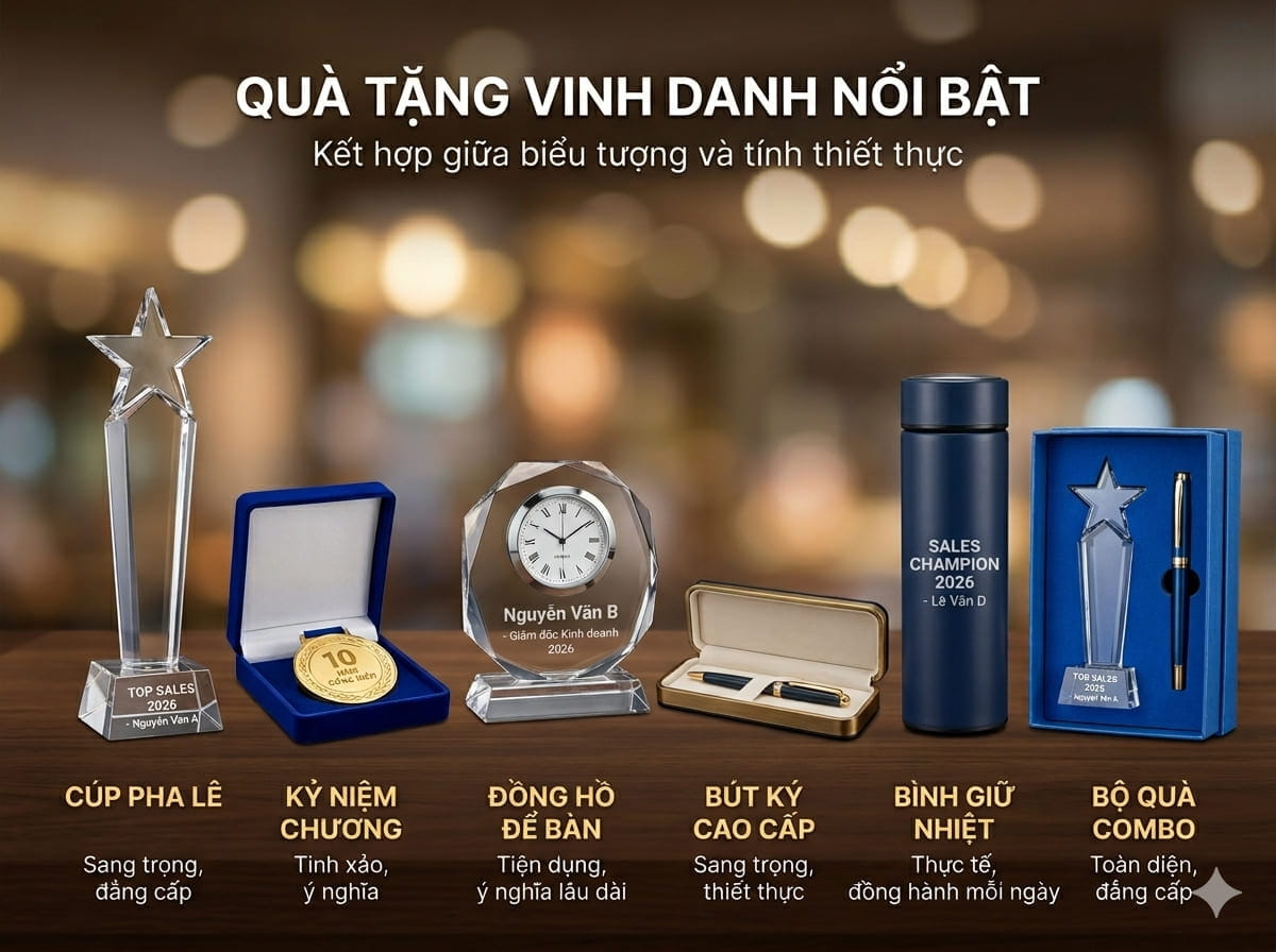 quà tặng vinh danh