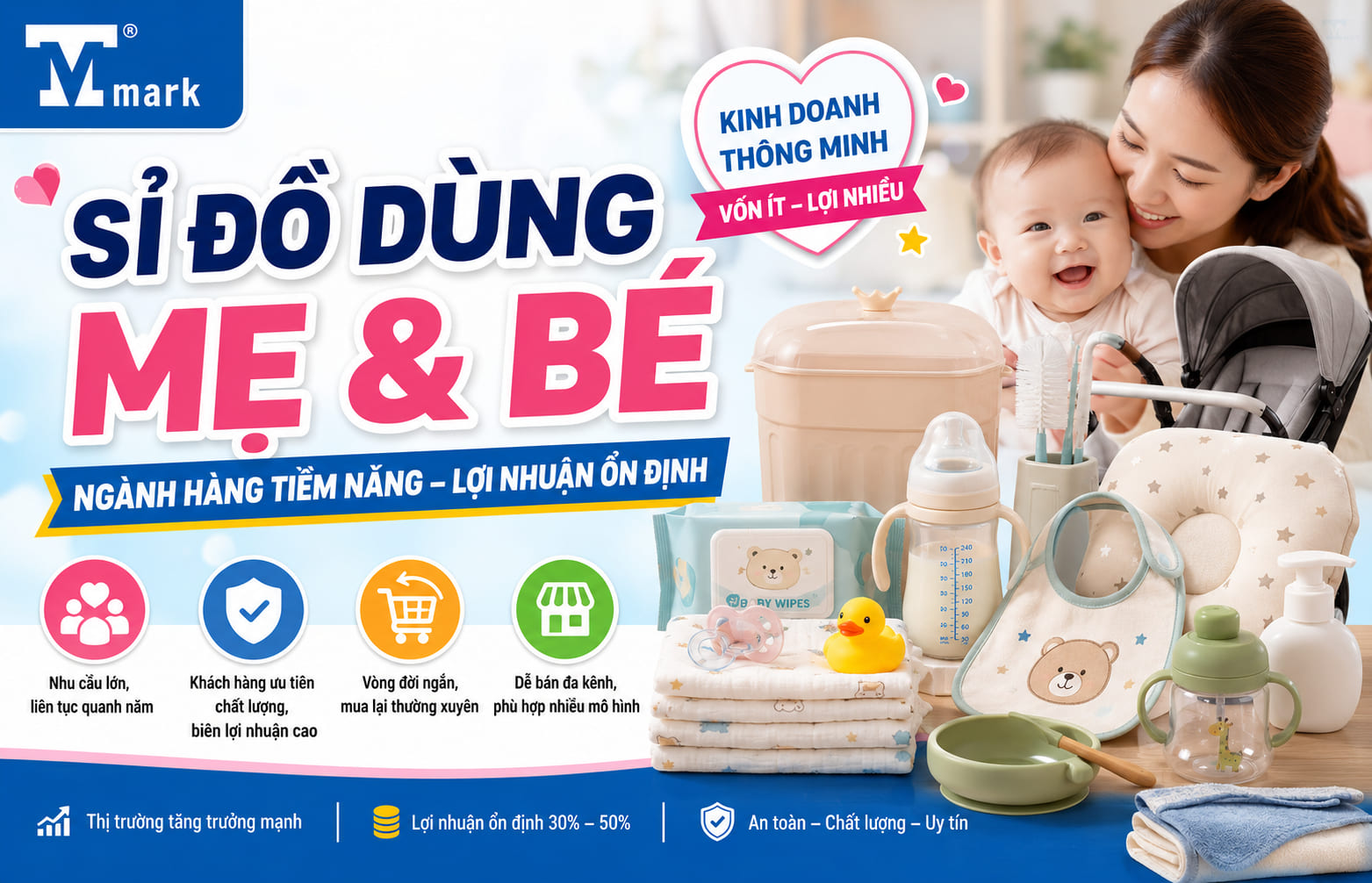 sỉ đồ dùng mẹ và bé