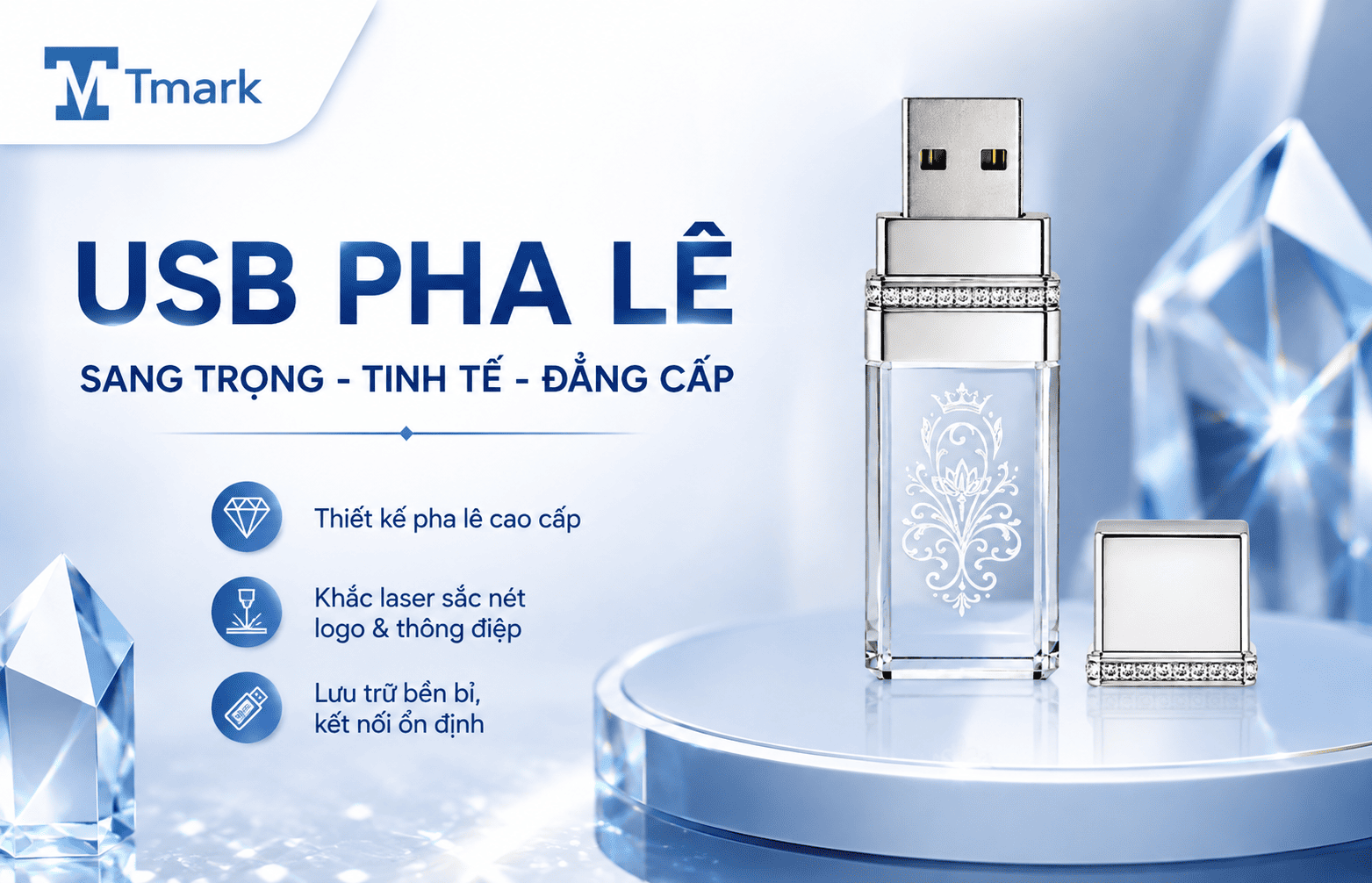 usb pha lê