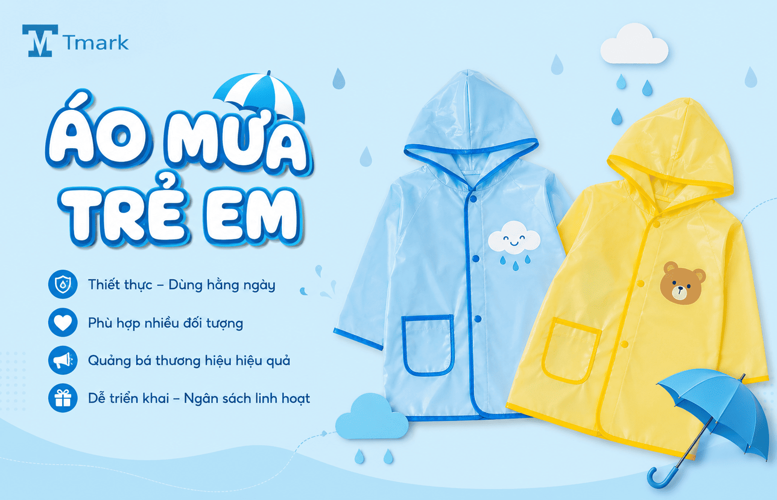áo mưa trẻ em