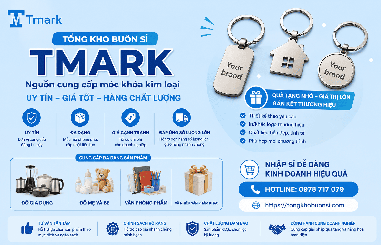 móc khóa kim loại