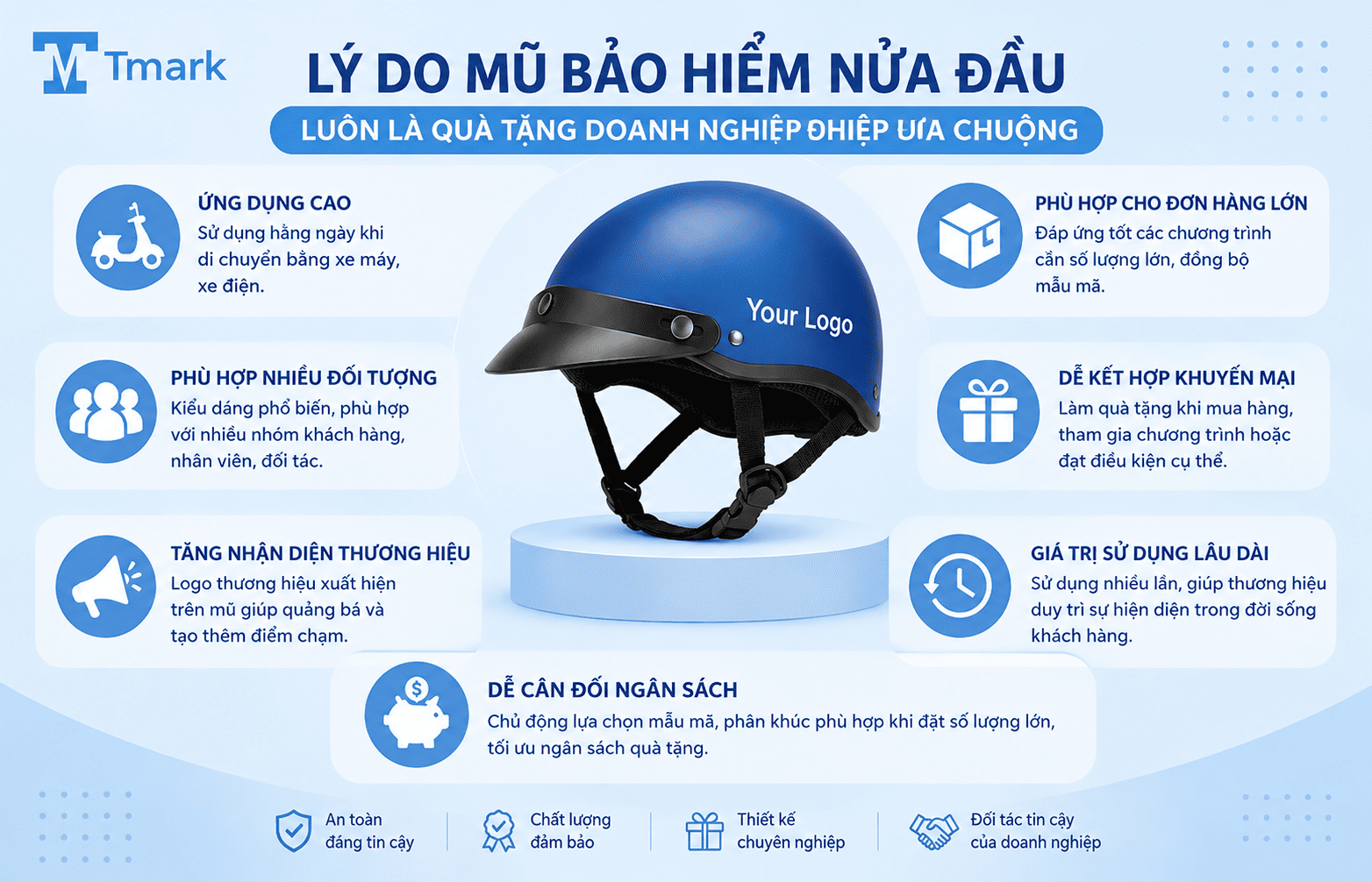 mũ bảo hiểm nửa đầu