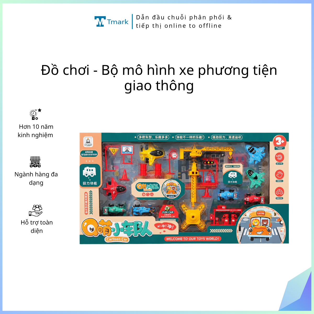 Do-choi-Bo-mo-hinh-xe-phuong-tien-giao-thong-Thung-36-cai- Đồ chơi - Bộ mô hình xe phương tiện giao thông ( Thùng 36 cái) - Ảnh 1