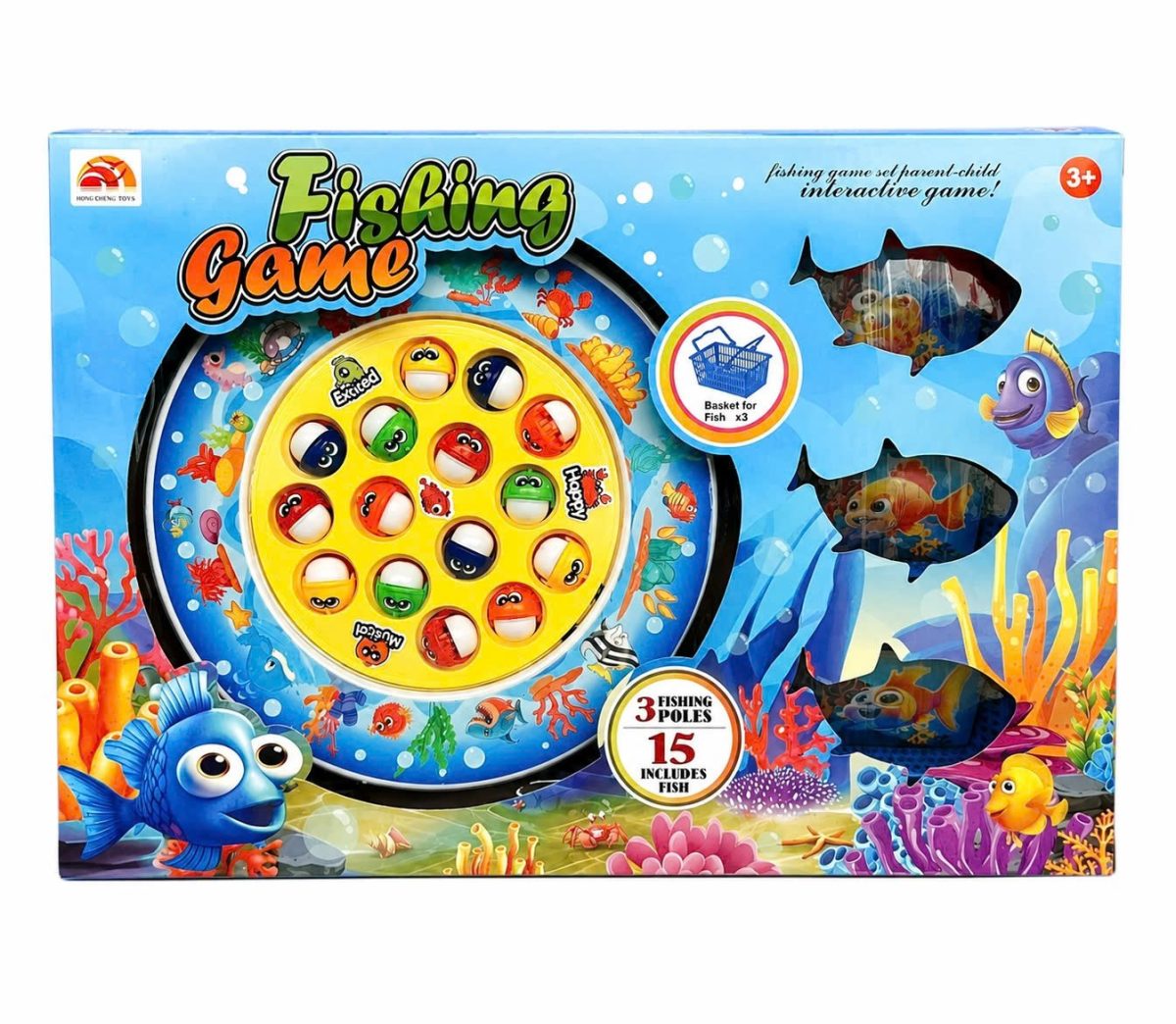 Đồ chơi -Hộp câu cá size to kèm rỗ đựng ( kiện 60 cái) - Ảnh 2