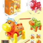 Đồ chơi - Hộp lồng đèn hình con bò có đèn nhạc QH90-841A (Kiện 120 cái)