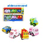 Đồ chơi trẻ em bằng nhựa: xe ô tô chạy đà