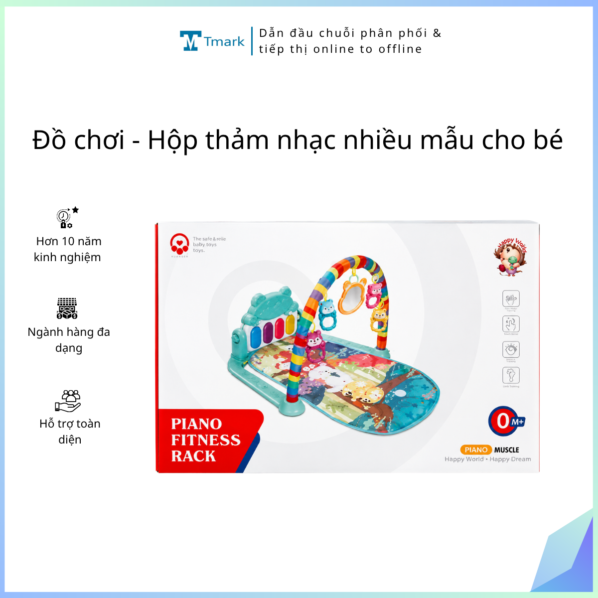 Do-choi-Hop-tham-nhac-nhieu-mau-cho-be-Kien-30-cai-1 Đồ chơi - Hộp thảm nhạc nhiều mẫu cho bé (Kiện 30 cái) - Ảnh 1