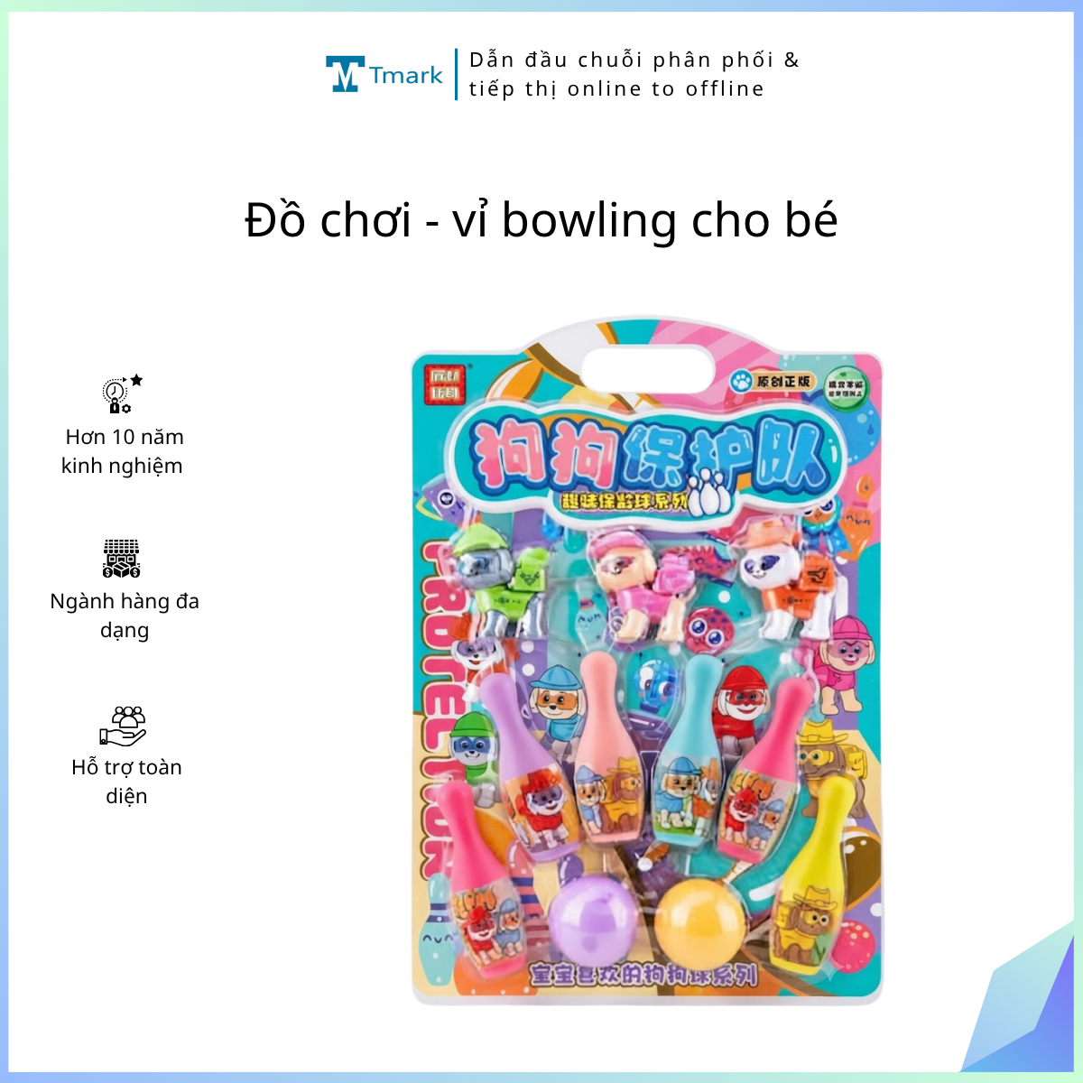 Do-choi-vi-bowling-cho-be-Thung-96-cai- Đồ chơi - vỉ bowling cho bé (Thùng 96 cái) - Ảnh 1