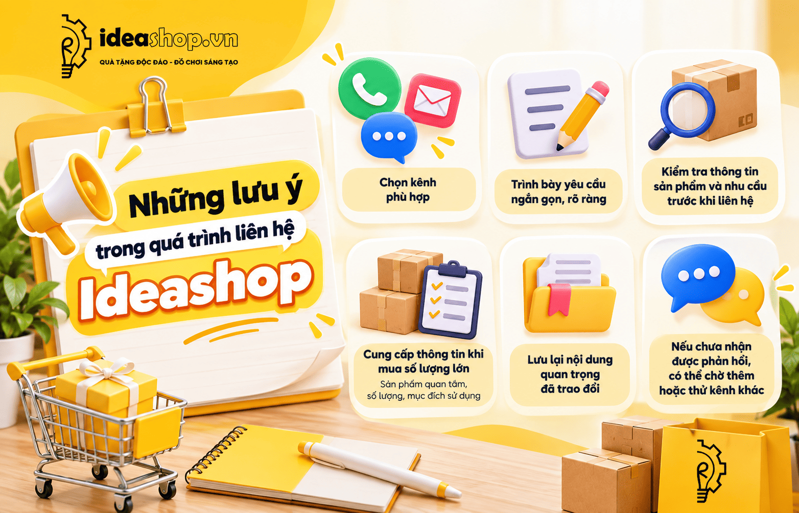 hotline liên hệ của Ideashop