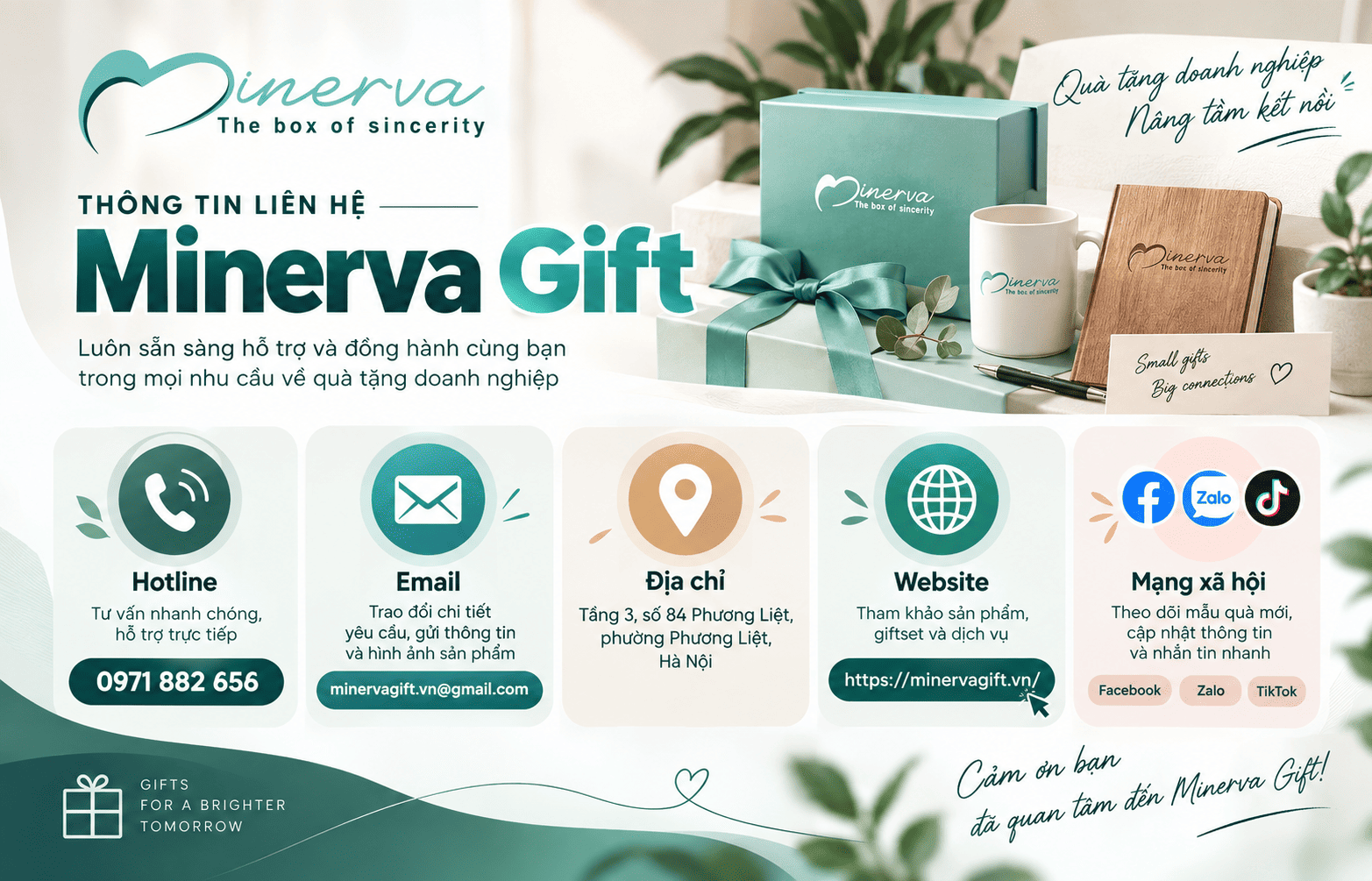 Thông tin liên hệ của Minerva Gift
