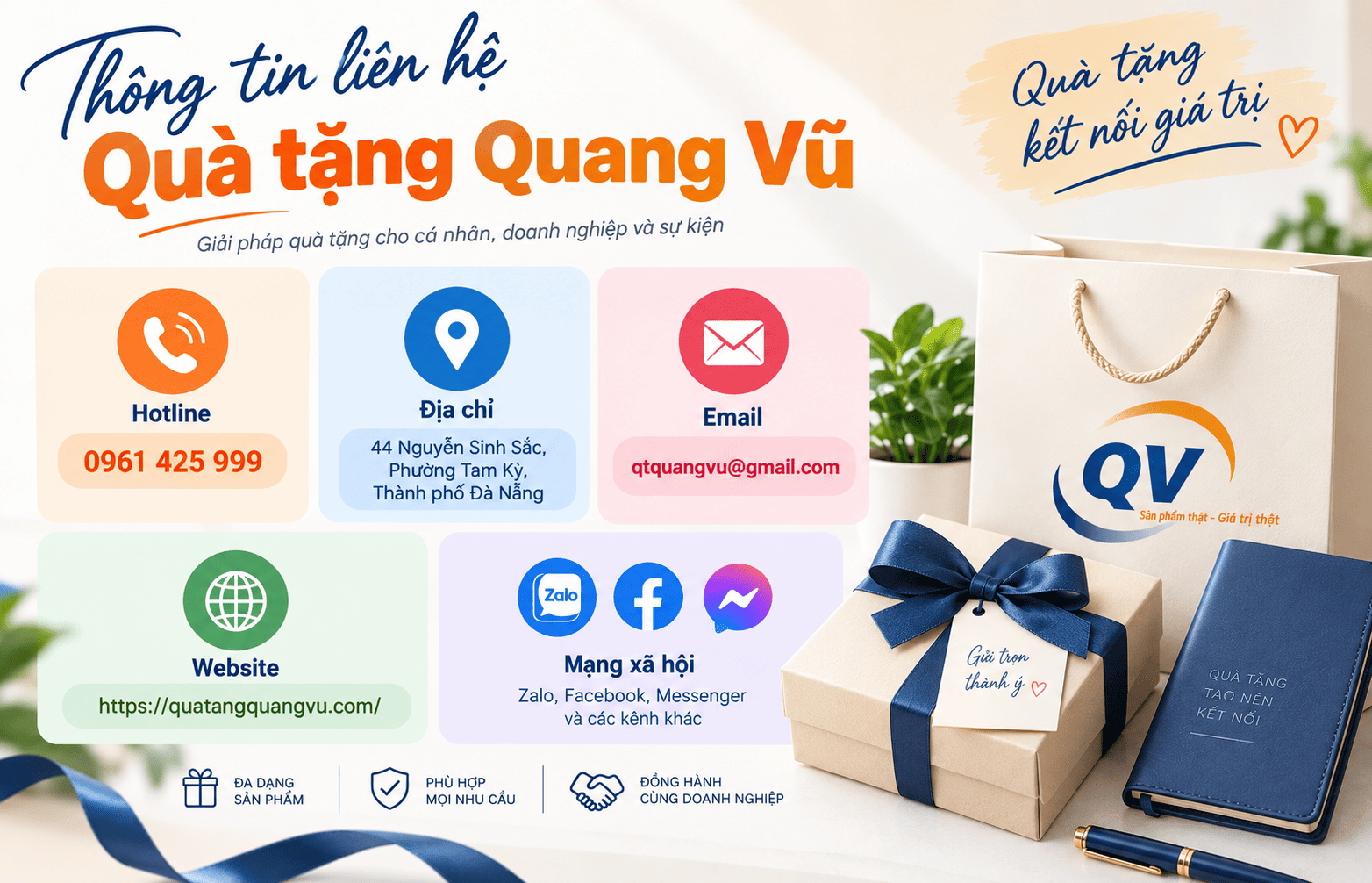 Hotline của Quà tặng Quang Vũ