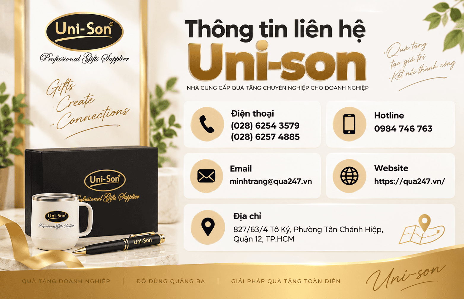 Thông tin liên hệ của Uni-son