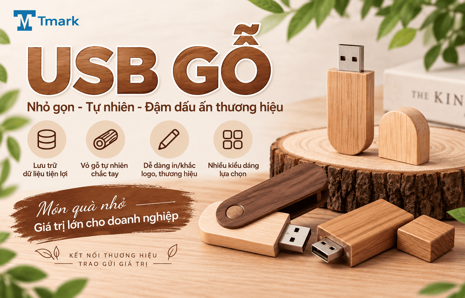 usb gỗ
